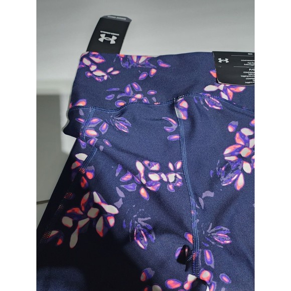 Under Armour UA HeatGear No-Slip Waistband 7/8 Ankle Leggings 1365338-410 SMALL - Picture 7 of 10